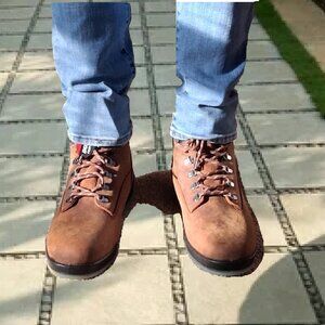 Wolverine Men DuraShocks 6" Waterproof Leather Work Boots Sz 13